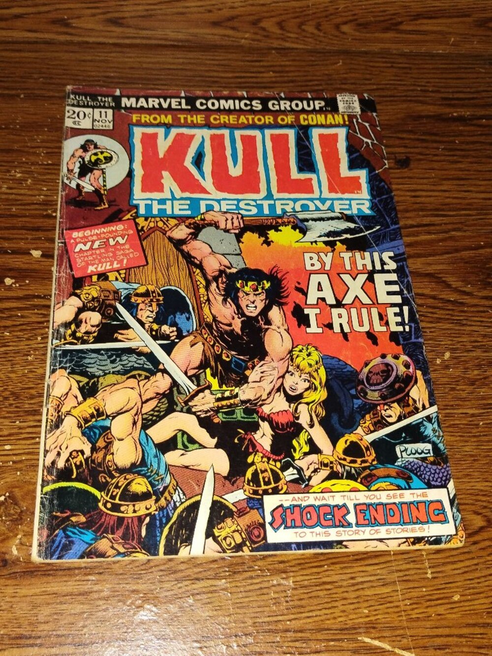 Kull the Destroyer #11 (Marvel Comics, 1973) from creator of Conan